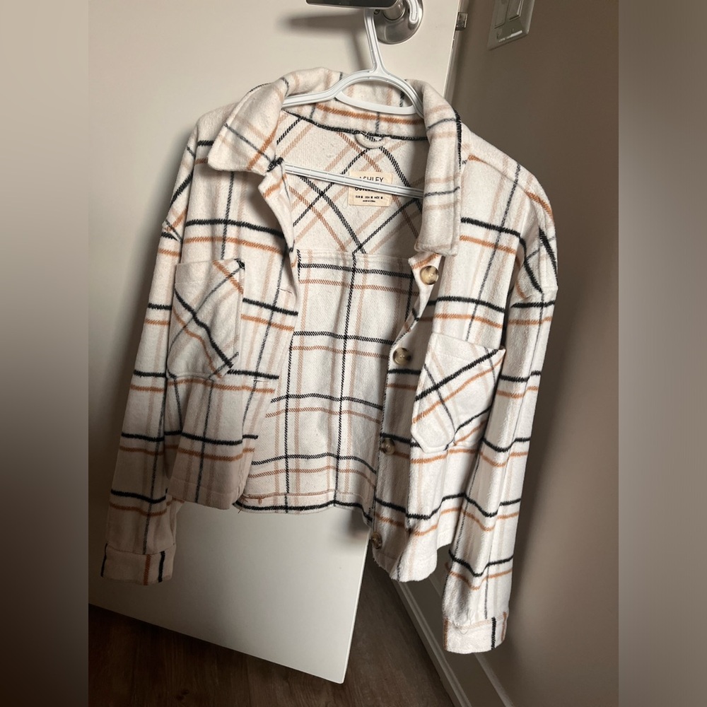Trendy Plaid Women's Jacket